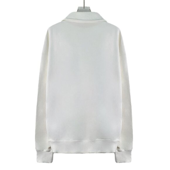 Dior White logo embroidered cotton sweatshirt - Picture 2 of 9